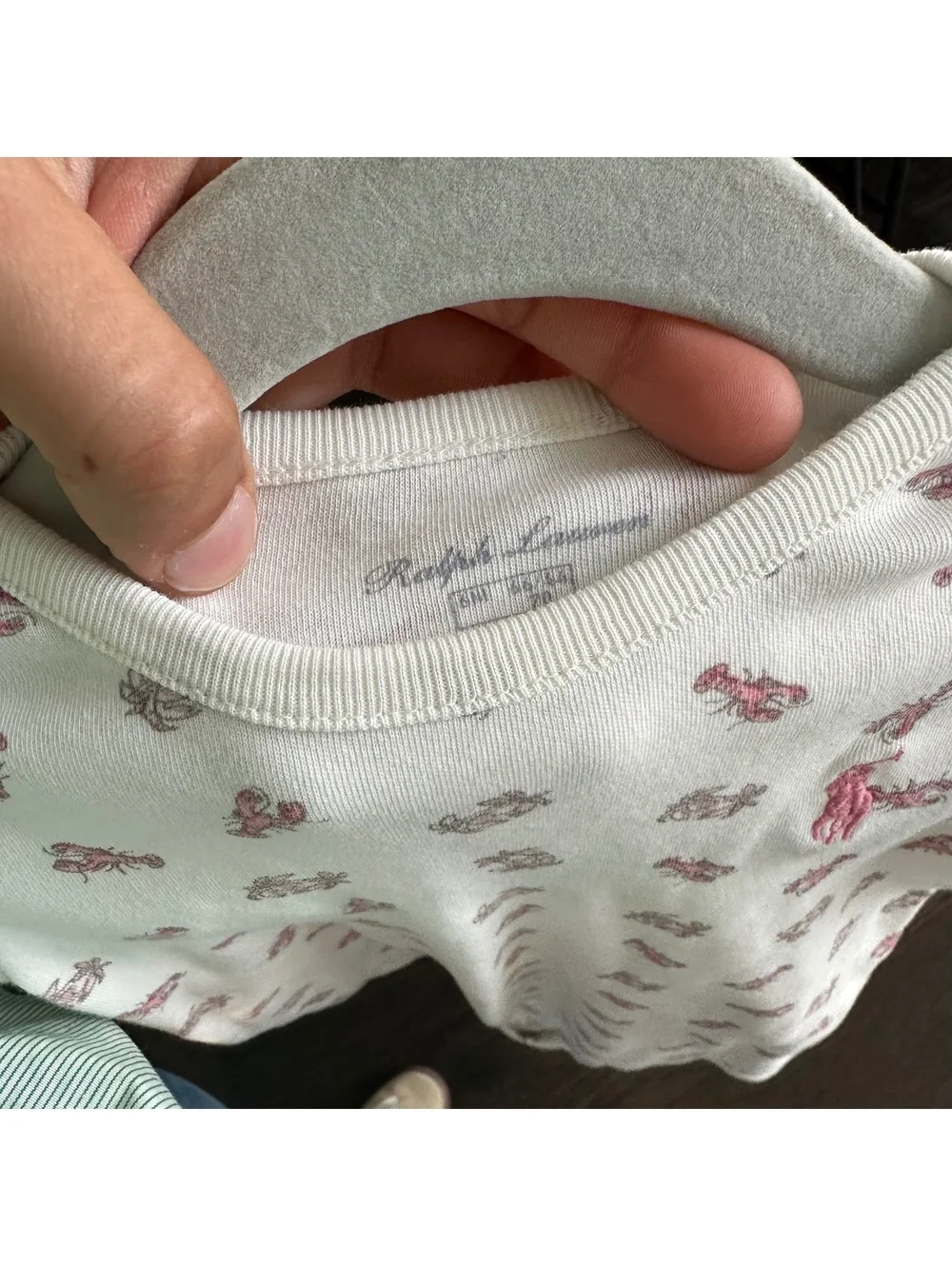 Ralph Lauren Vintage baby Pink Red Lobster One Piece 6M